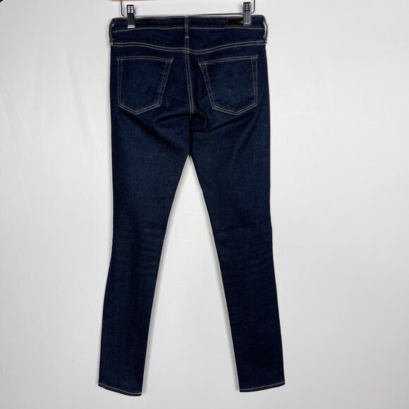 AG Adriano Goldschmied Womens 26 The Legging Ankle Super Skinny Jeans Dark Wash - Picture 2 of 9
